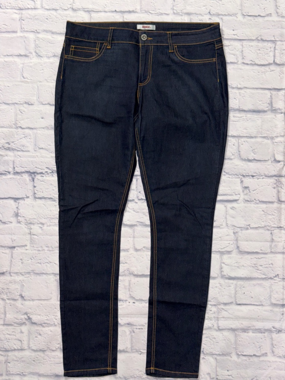 BONGO Dark Indigo Jeans with Gold Stitching